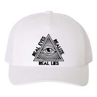 Real Eyes Realize Real Lies Truth Yupoong Adult 5-Panel Trucker Hat