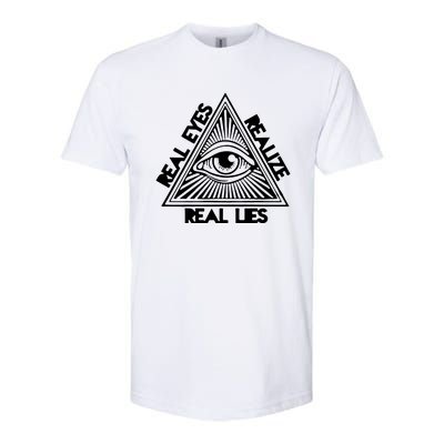 Real Eyes Realize Real Lies Truth Softstyle CVC T-Shirt