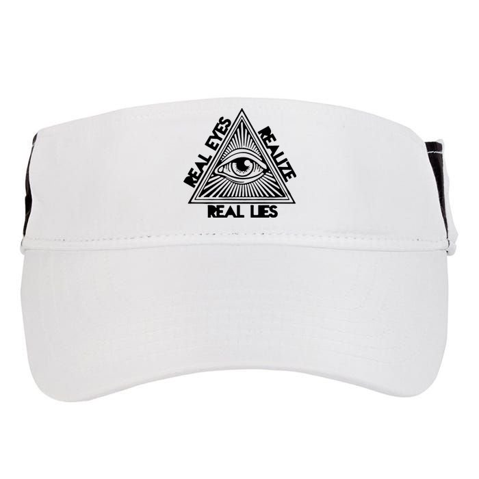 Real Eyes Realize Real Lies Truth Adult Drive Performance Visor