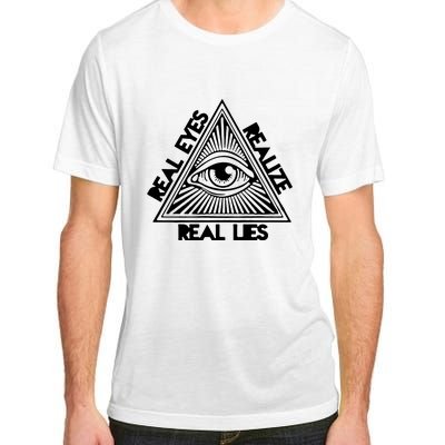 Real Eyes Realize Real Lies Truth Adult ChromaSoft Performance T-Shirt