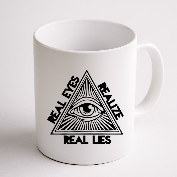 Real Eyes Realize Real Lies Truth Coffee Mug