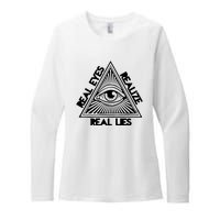 Real Eyes Realize Real Lies Truth Womens CVC Long Sleeve Shirt