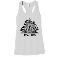 Real Eyes Realize Real Lies Truth Women's Racerback Tank