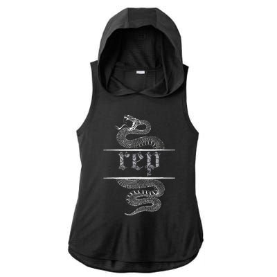 Rep Expression Ladies PosiCharge Tri-Blend Wicking Draft Hoodie Tank