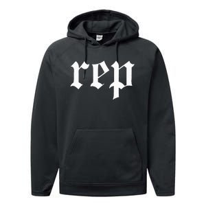 rep expression Performance Fleece Hoodie