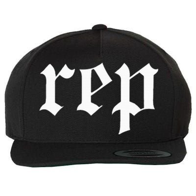 rep expression Wool Snapback Cap