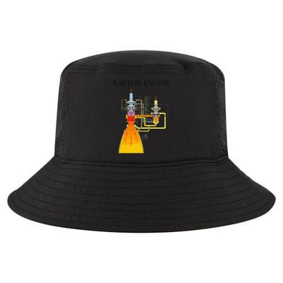 Raptor Engine Rocket Cool Comfort Performance Bucket Hat