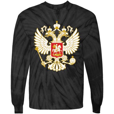 Russian Eagle Russia Tie-Dye Long Sleeve Shirt