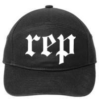 Rep Expression 7-Panel Snapback Hat