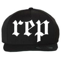 Rep Expression Wool Snapback Cap