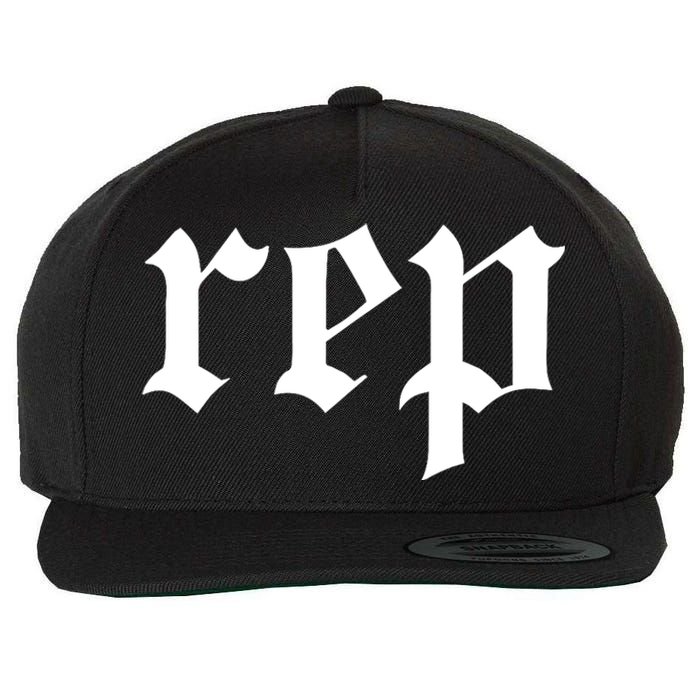 Rep Expression Wool Snapback Cap