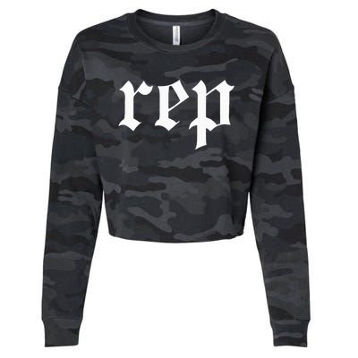 Rep Expression Cropped Pullover Crew