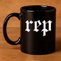 Rep Expression 11oz C Handle Ceramic Mug