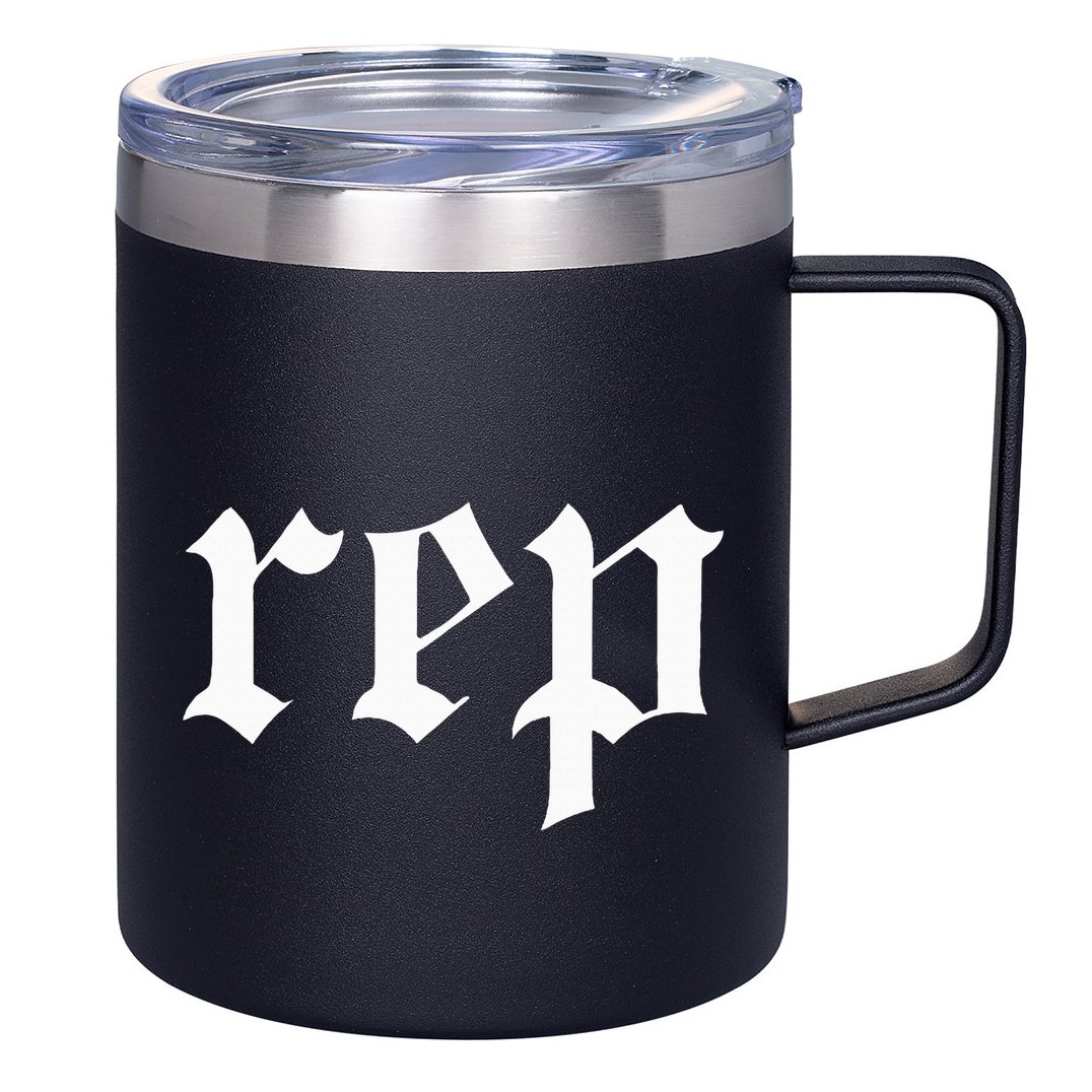 Rep Expression 12oz Stainless Steel Coffee Mug