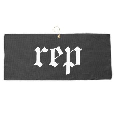 Rep Expression Large Microfiber Waffle Golf Towel
