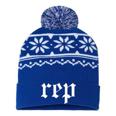 Rep Expression USA-Made Snowflake Beanie