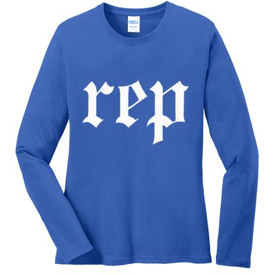 Rep Expression Ladies Long Sleeve Shirt