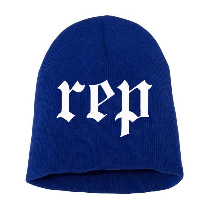 Rep Expression Short Acrylic Beanie