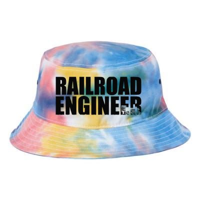 Railroad Engineer Tie Dye Newport Bucket Hat