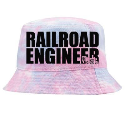 Railroad Engineer Tie-Dyed Bucket Hat