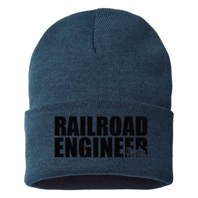 Railroad Engineer Sustainable Knit Beanie