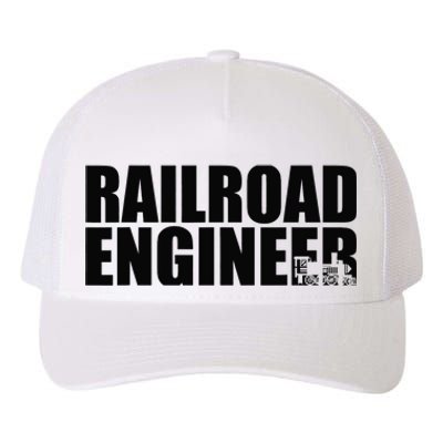 Railroad Engineer Yupoong Adult 5-Panel Trucker Hat