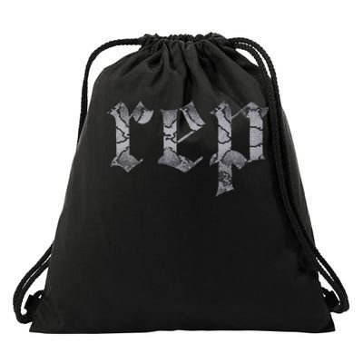 Rep Expression Drawstring Bag