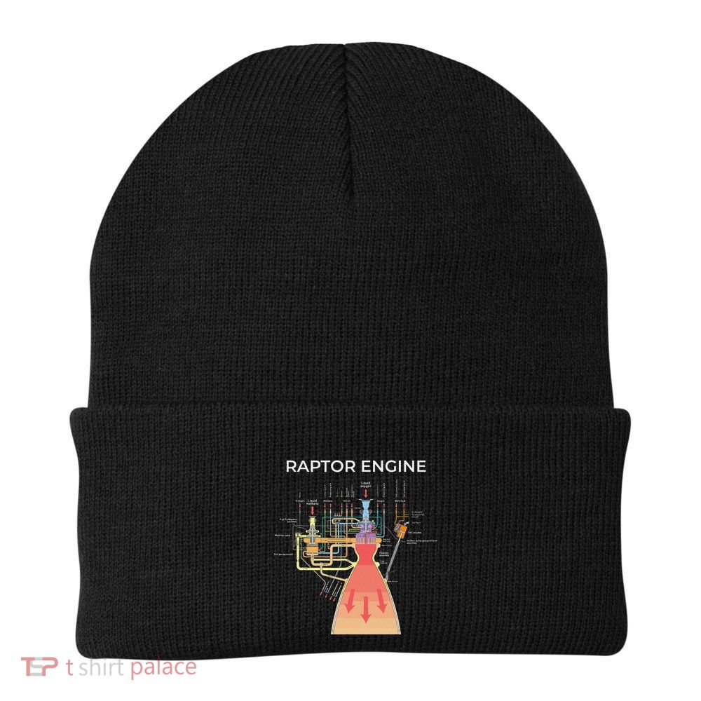 Raptor Engine Rocket Scientist Knit Cap Winter Beanie