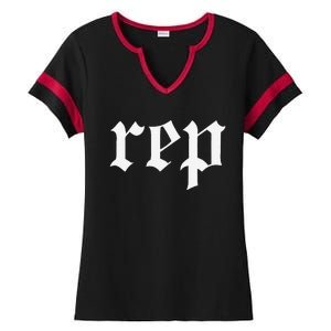 Rep Expression Ladies Halftime Notch Neck Tee