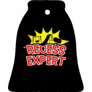 Recess Expert Ceramic Bell Ornament