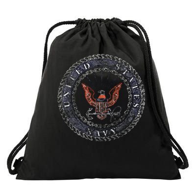 Rough Emblem Drawstring Bag