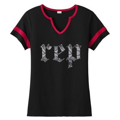 Rep Expression Ladies Halftime Notch Neck Tee