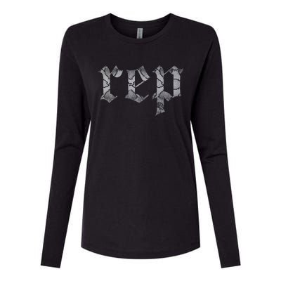 Rep Expression Womens Cotton Relaxed Long Sleeve T-Shirt