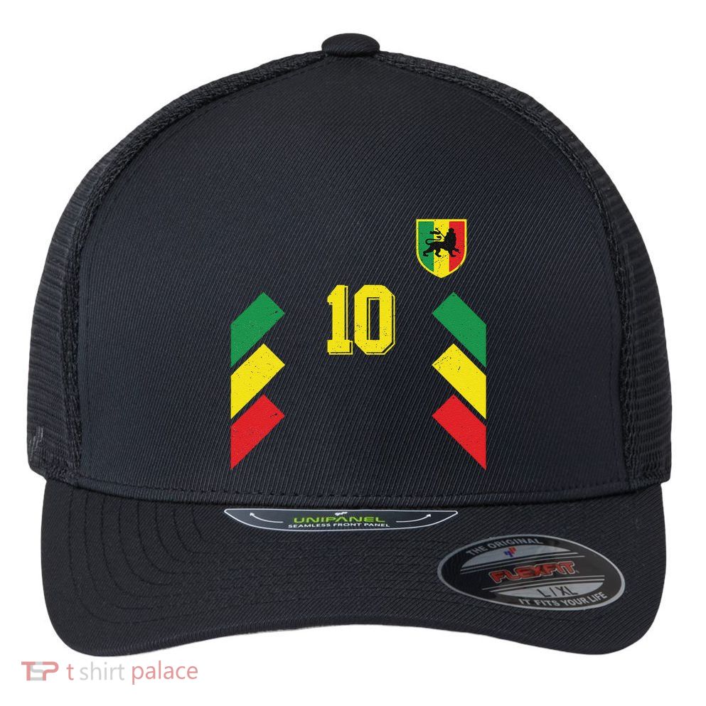 Retro Ethiopia Soccer Or Football For Ethiopian Fans Flexfit Unipanel Trucker Cap