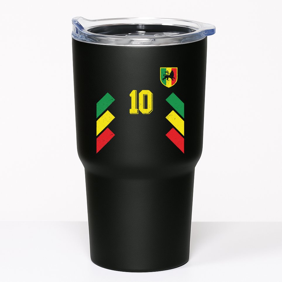 Retro Ethiopia Soccer Or Football For Ethiopian Fans Tumbler