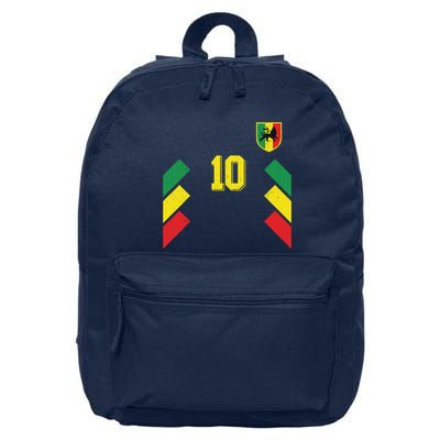 Retro Ethiopia Soccer Or Football For Ethiopian Fans 16 in Basic Backpack