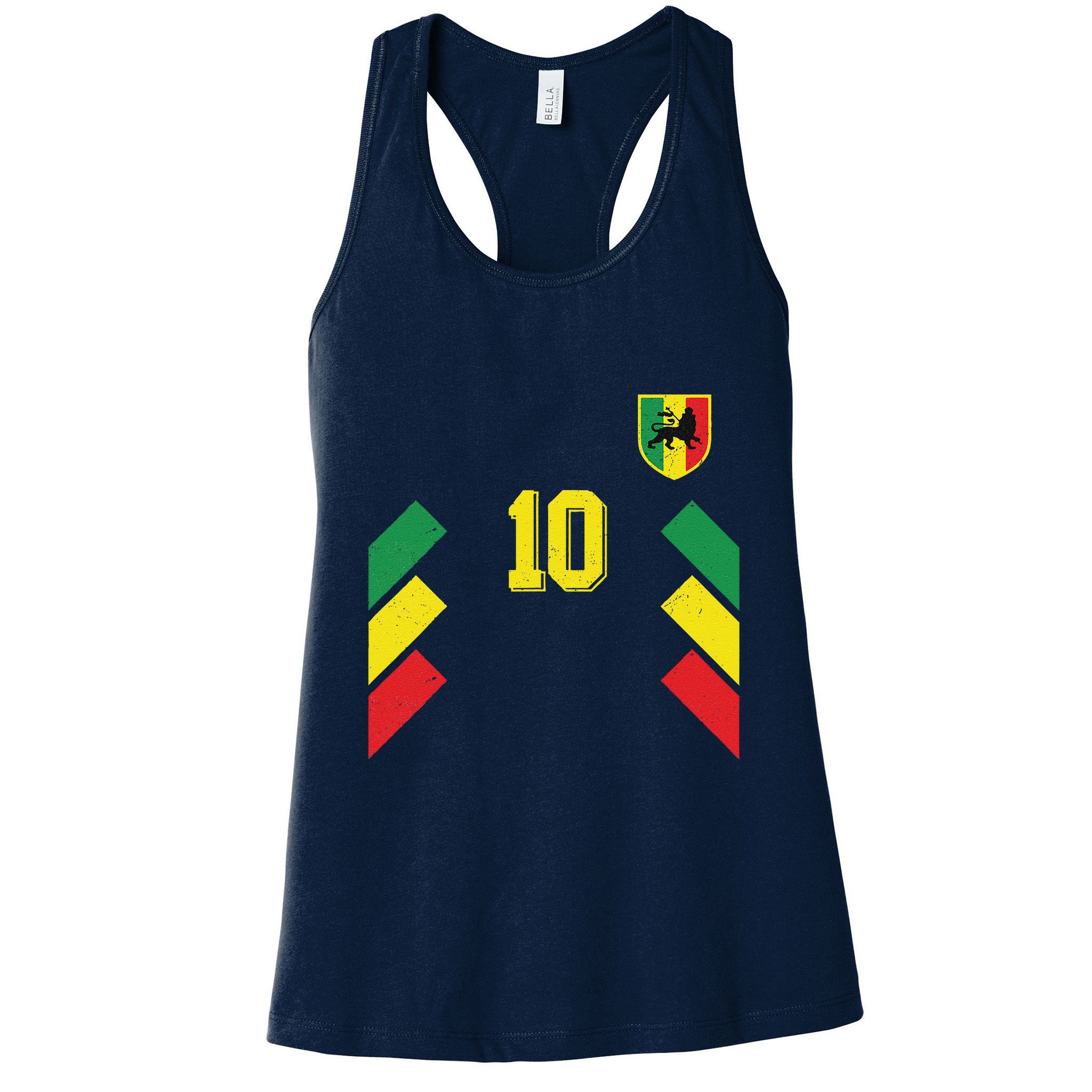Retro Ethiopia Soccer Or Football For Ethiopian Fans Womens Tank Top