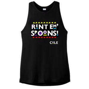 Rent Em Spoons 90S Black Sitcom Lover Urban Clothing Ladies PosiCharge Tri-Blend Wicking Tank