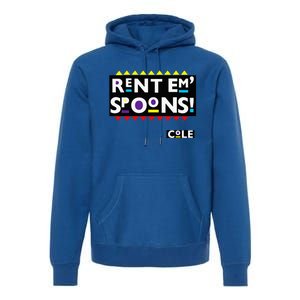 Rent Em Spoons 90S Black Sitcom Lover Urban Clothing Premium Hoodie