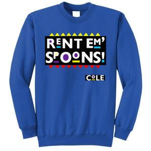 Rent Em Spoons 90S Black Sitcom Lover Urban Clothing Tall Sweatshirt