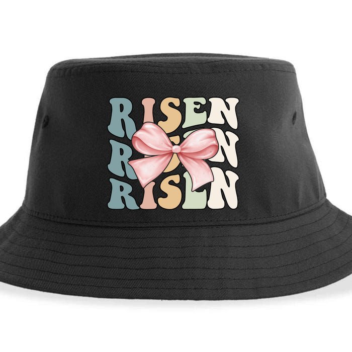 Risen Easter Sunday Sustainable Bucket Hat