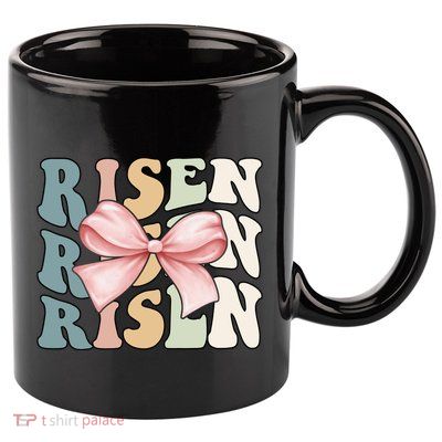 Risen Easter Sunday 11oz C Handle Ceramic Mug