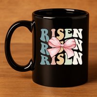 Risen Easter Sunday 11oz C Handle Ceramic Mug