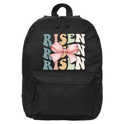 Risen Easter Sunday 16 in Basic Backpack