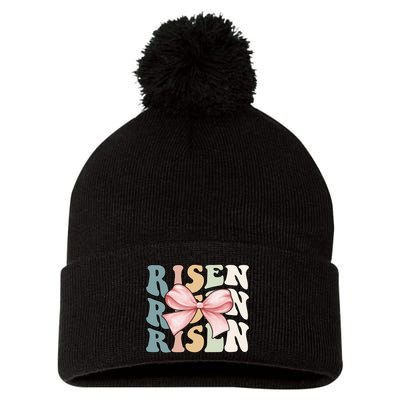 Risen Easter Sunday Pom Pom 12in Knit Beanie