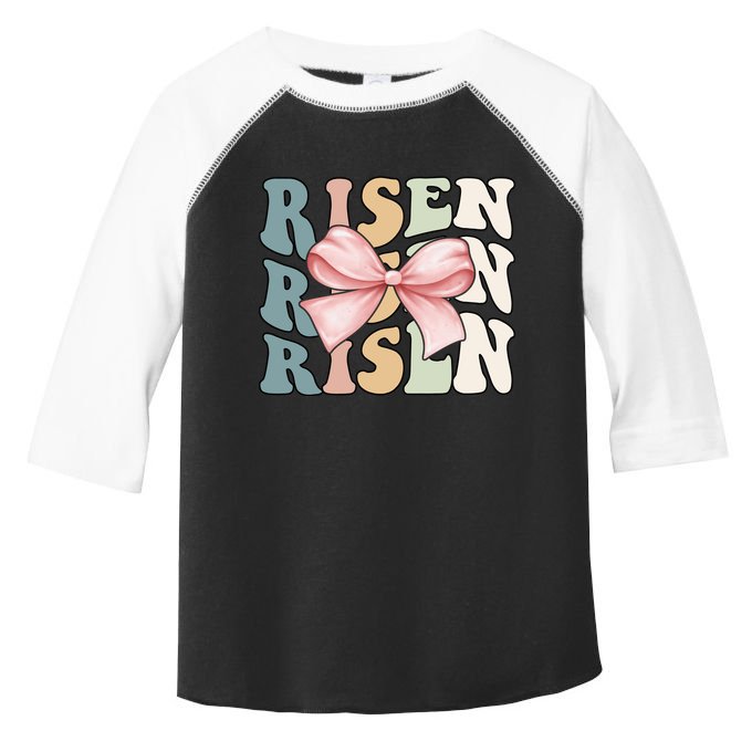 Risen Easter Sunday Toddler Fine Jersey T-Shirt