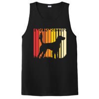 Retro English Setter Dog Merry Christmas Gift PosiCharge Competitor Tank