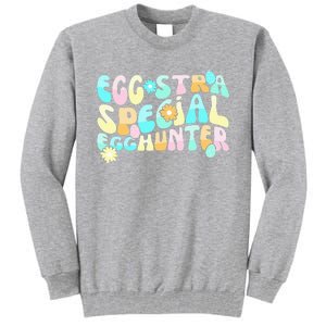 Retro Egg-stra Special Egghunter Easter Classic Clothing Tall Sweatshirt