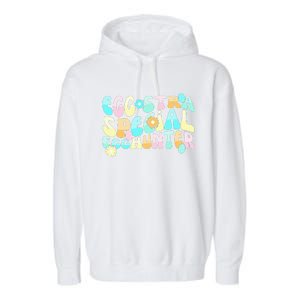 Retro Egg-stra Special Egghunter Easter Classic Clothing Garment-Dyed Fleece Hoodie