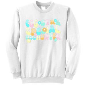 Retro Egg-stra Special Egghunter Easter Classic Clothing Sweatshirt